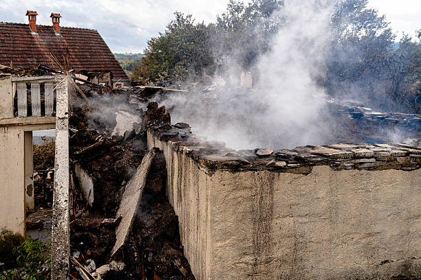 Professional Fire Damage Removal technician working in Kent, WA